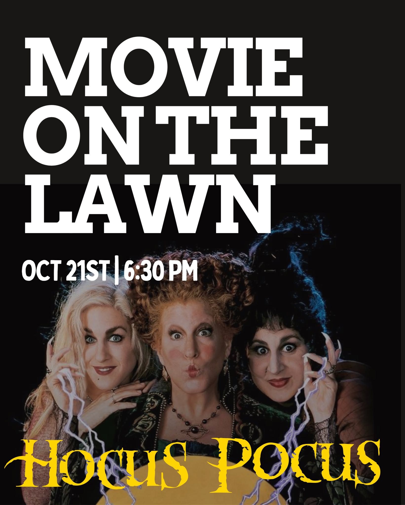Movie on the Lawn: Hocus Pocus at Kerns Food Hall, October 21, 6:30 PM
