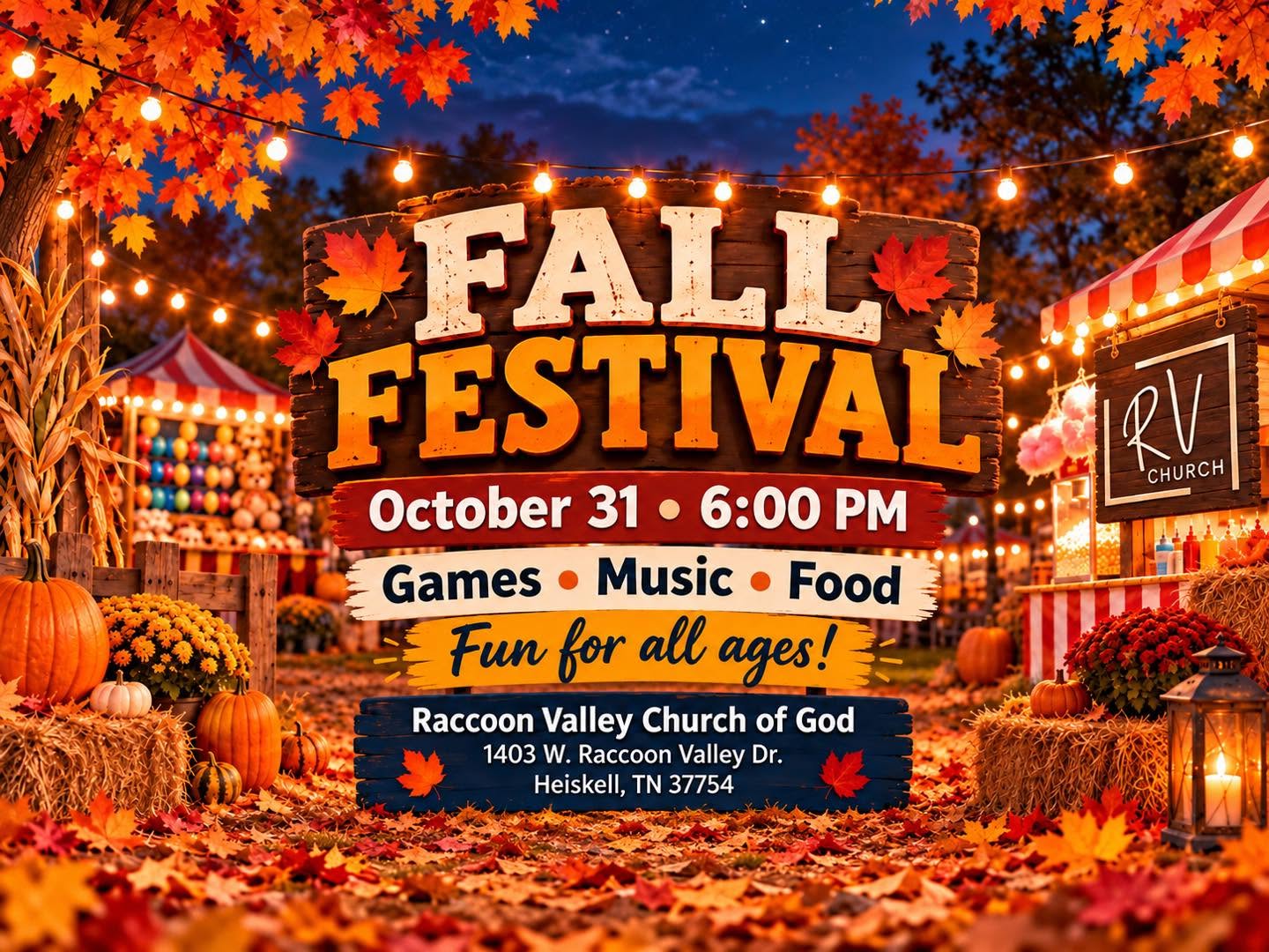 Raccoon Valley Church Fall Festival