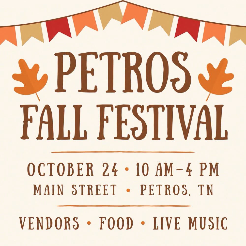 Petros Fall Festival on Main Street, October 24