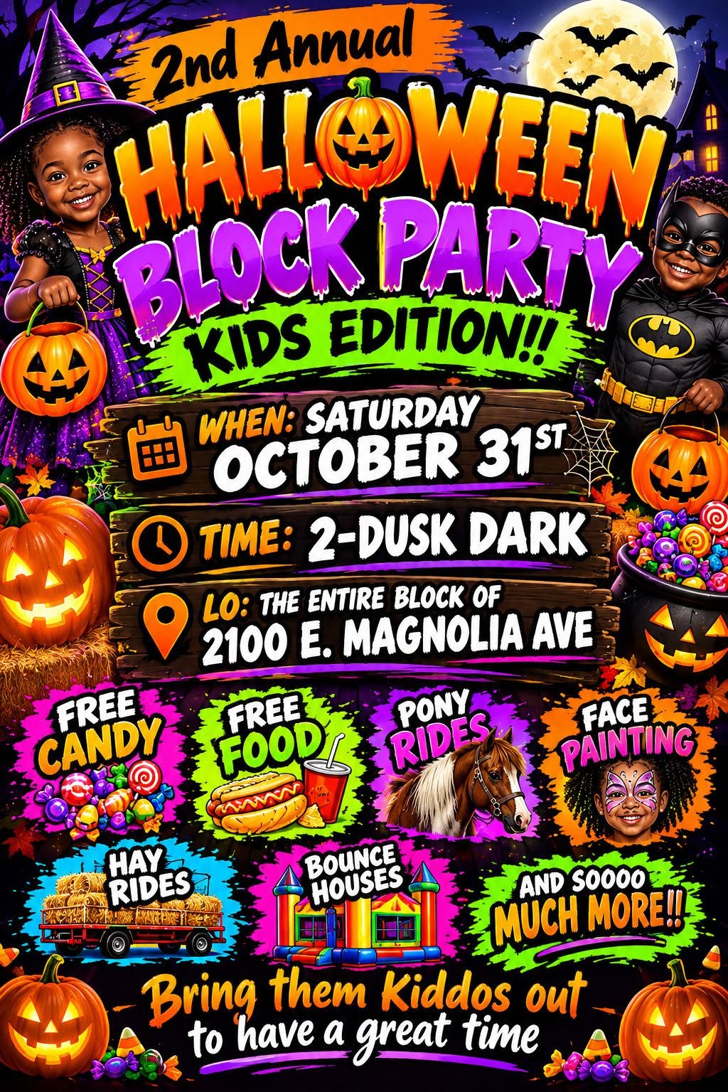 Halloween Block Party: Kids Edition