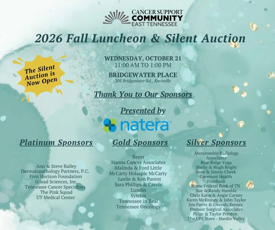 2026 Fall Luncheon and Silent Auction, October 21, 11 AM to 1 PM, Bridgewater Place