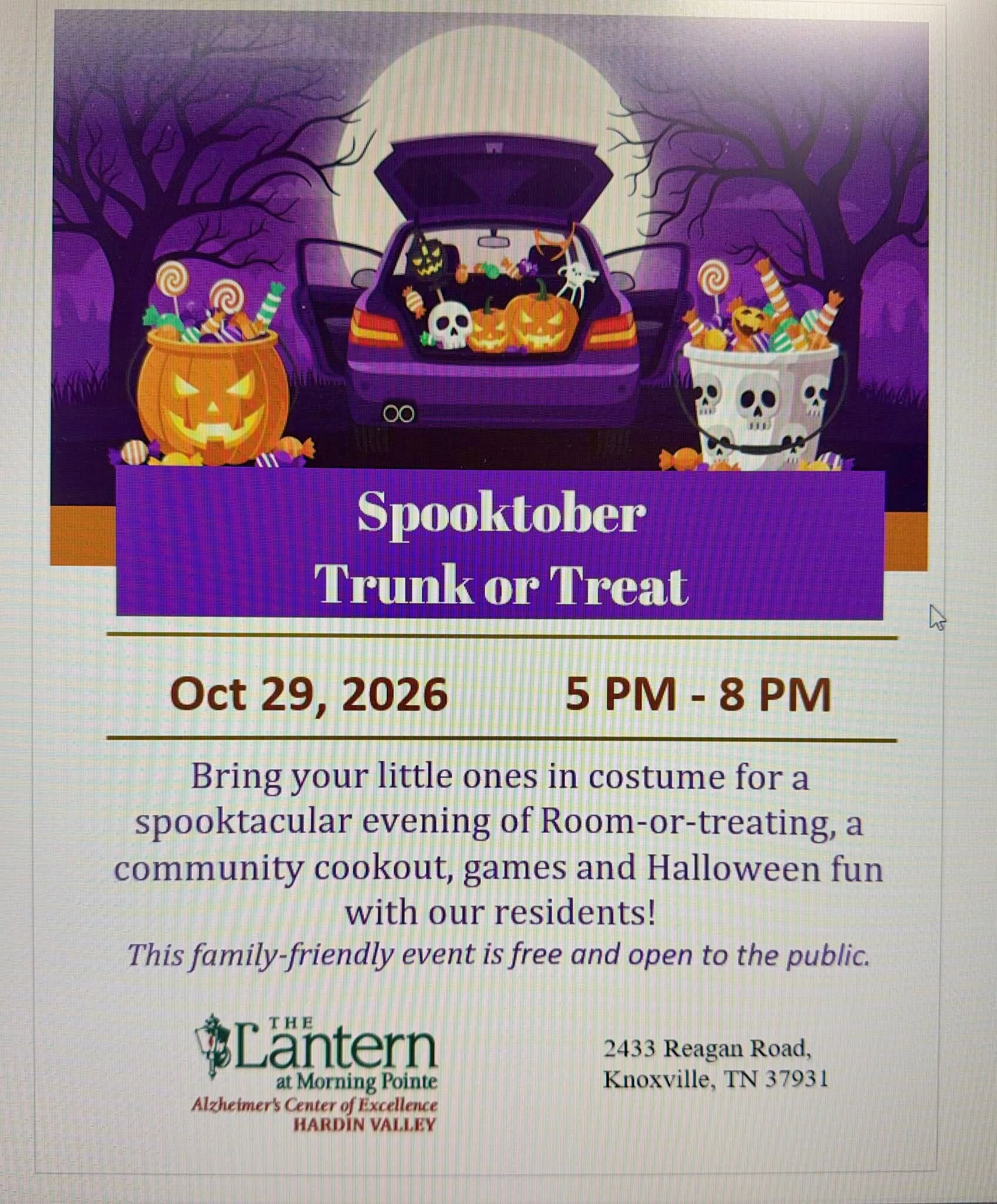 Spooktacular in Hardin Valley, Knoxville, October 29